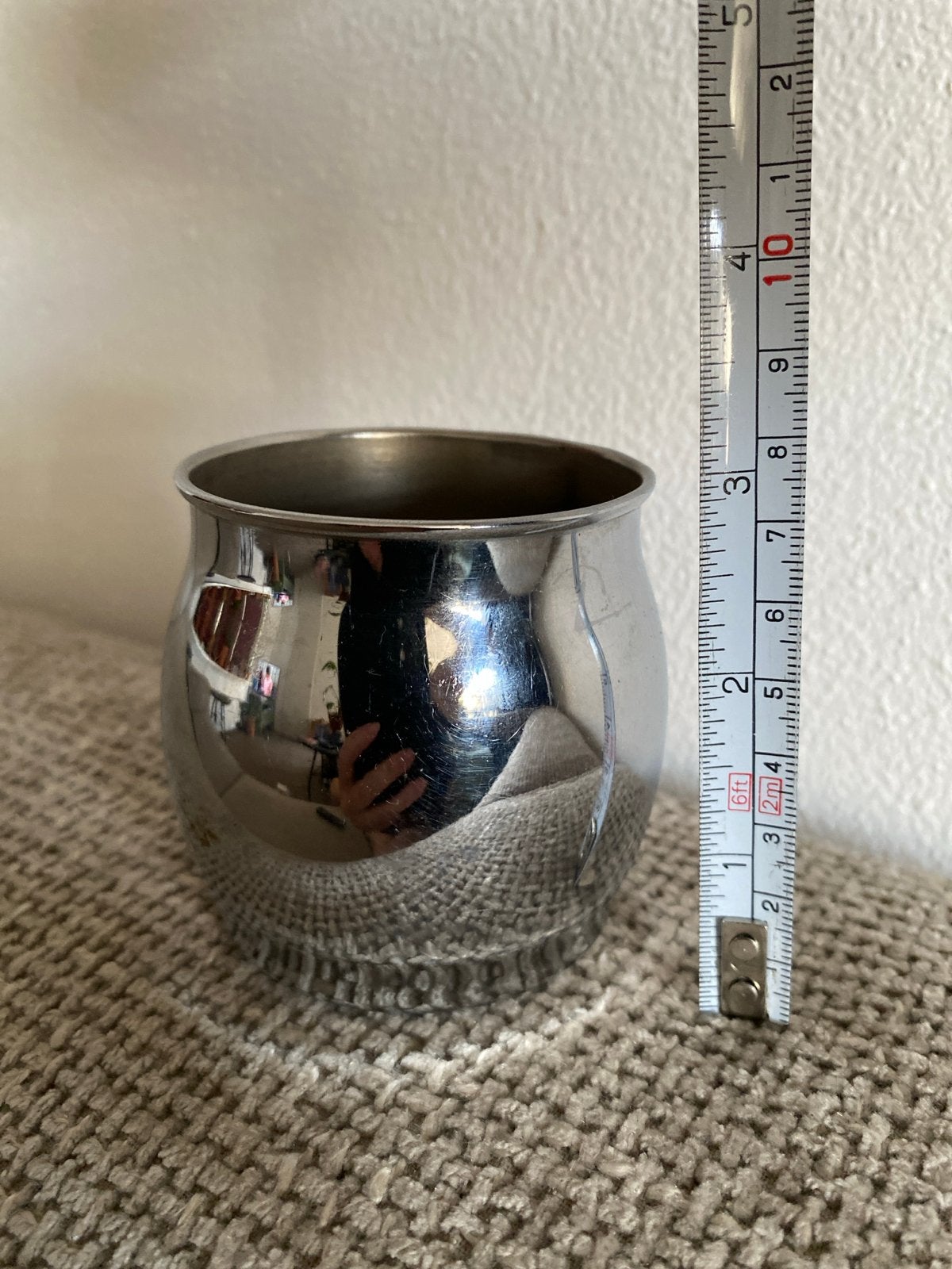 Vintage RIO Finland RVS beker/potje, Made in Finland, Ophalen of Verzenden
