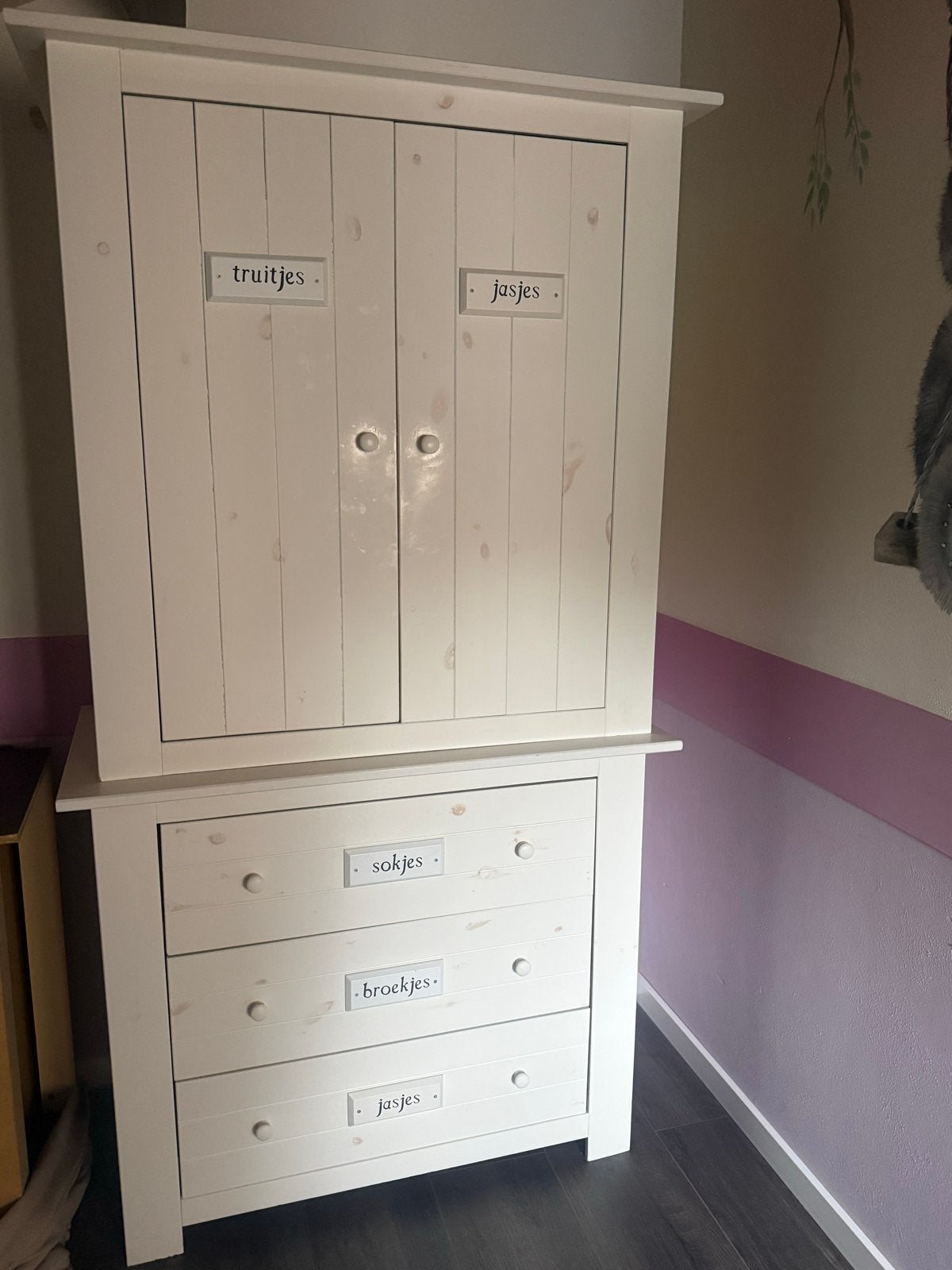 Grenen meubels kinderkamer, Ophalen, Gebruikt, Jongetje of Meisje