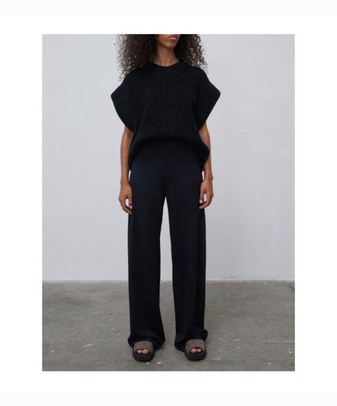 By Marlene Birger super fijne broek 38 M zwart, Kleding | Dames, Maat 38/40 (M), Zwart, Ophalen of Verzenden, Zo goed als nieuw