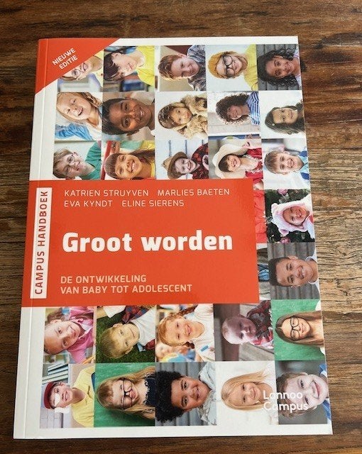 Groot worden – De ontwikkeling van baby tot adolescent, Ophalen, HBO, Zo goed als nieuw, Katrien Struyven, Marlies Baeten, Eva Kyndt & Eline Sierens