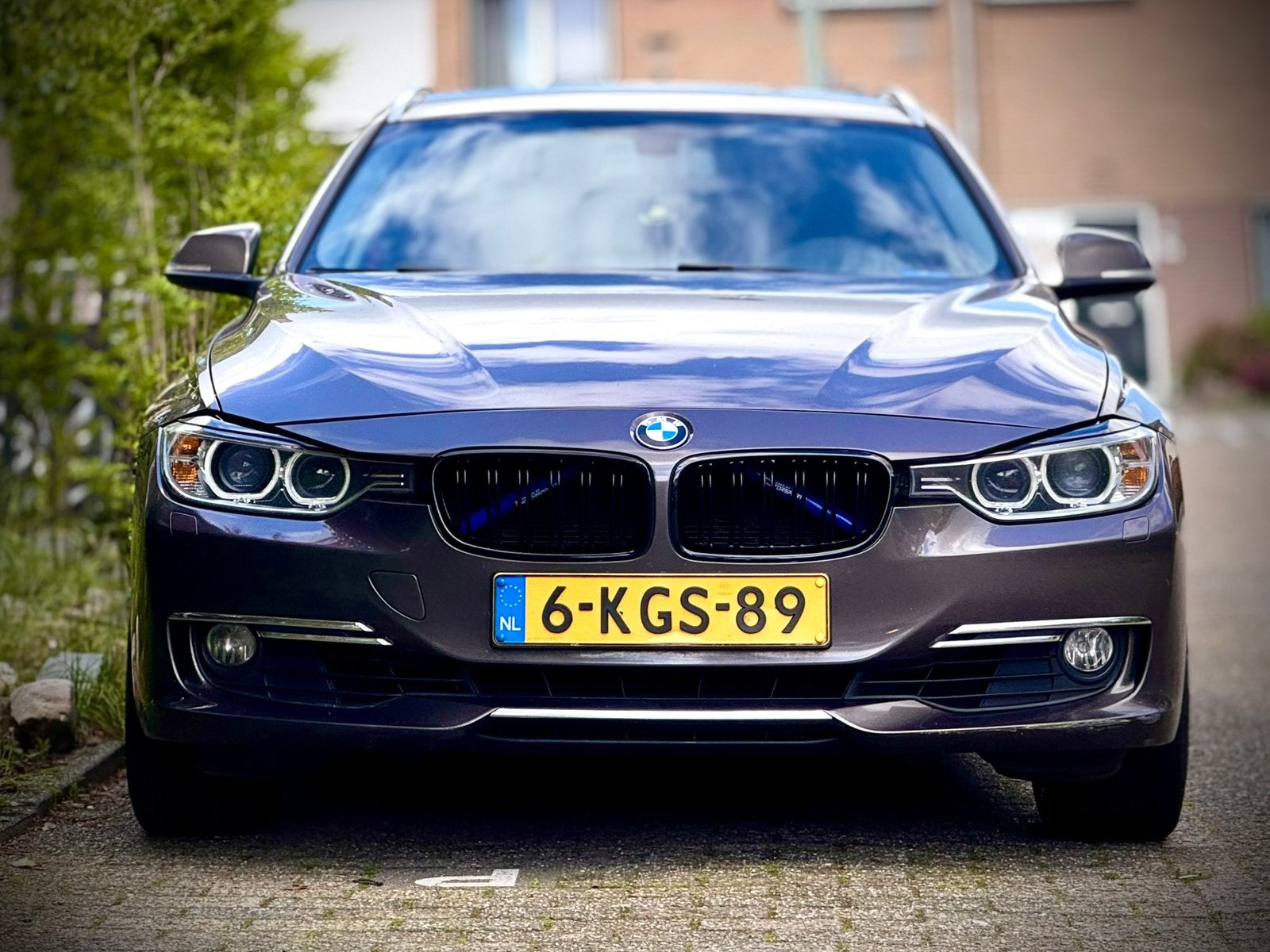BMW 3-Serie 2.0 320I Touring AUT 2013 Bruin met nieuw motor, Achterwielaandrijving, Zwart, 4 cilinders, Bruin