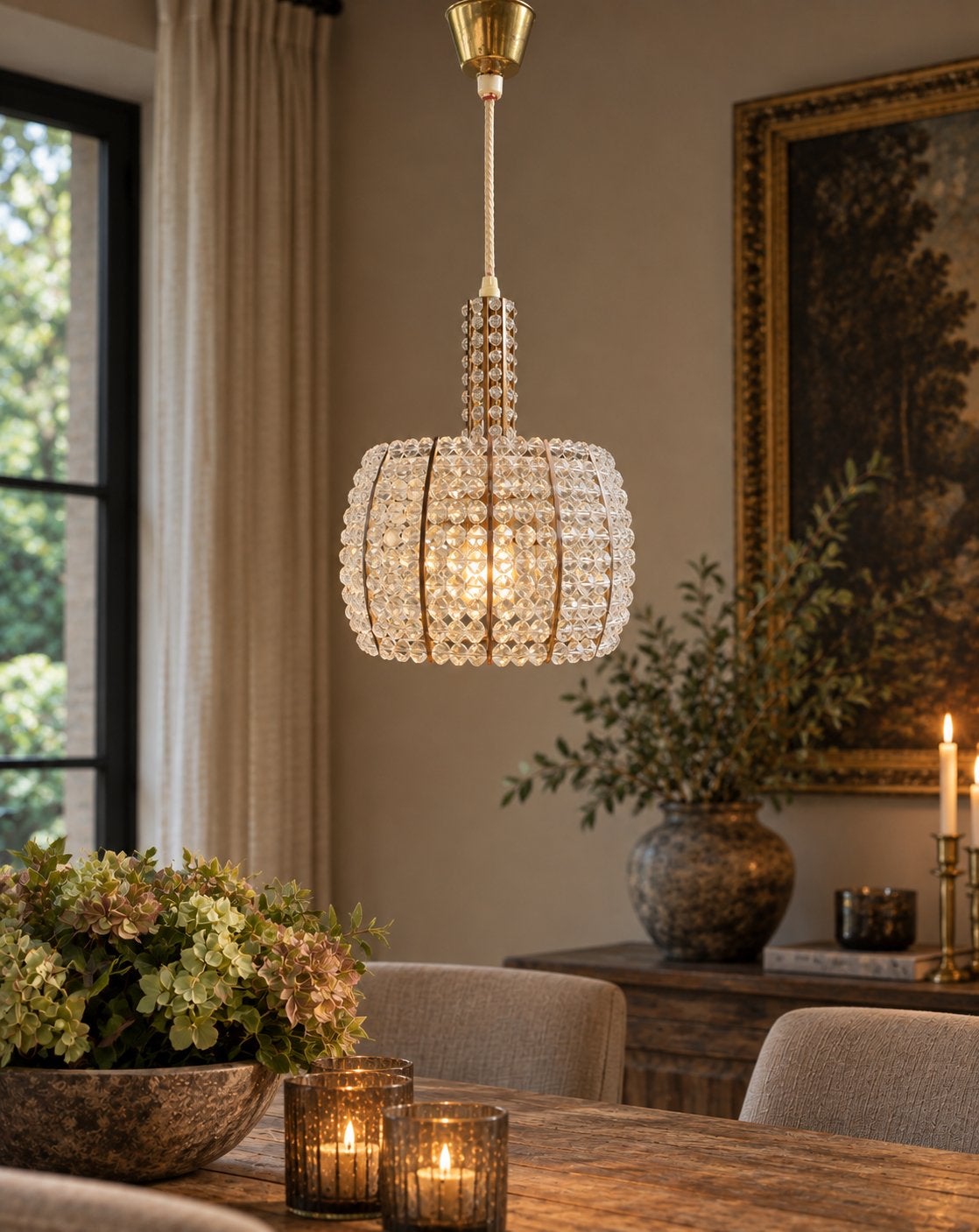 Design lamp ontworpen door Emil Stejnar voor Rupert Nikoll, Ophalen of Verzenden, Gebruikt, Glas, Vintage design regency