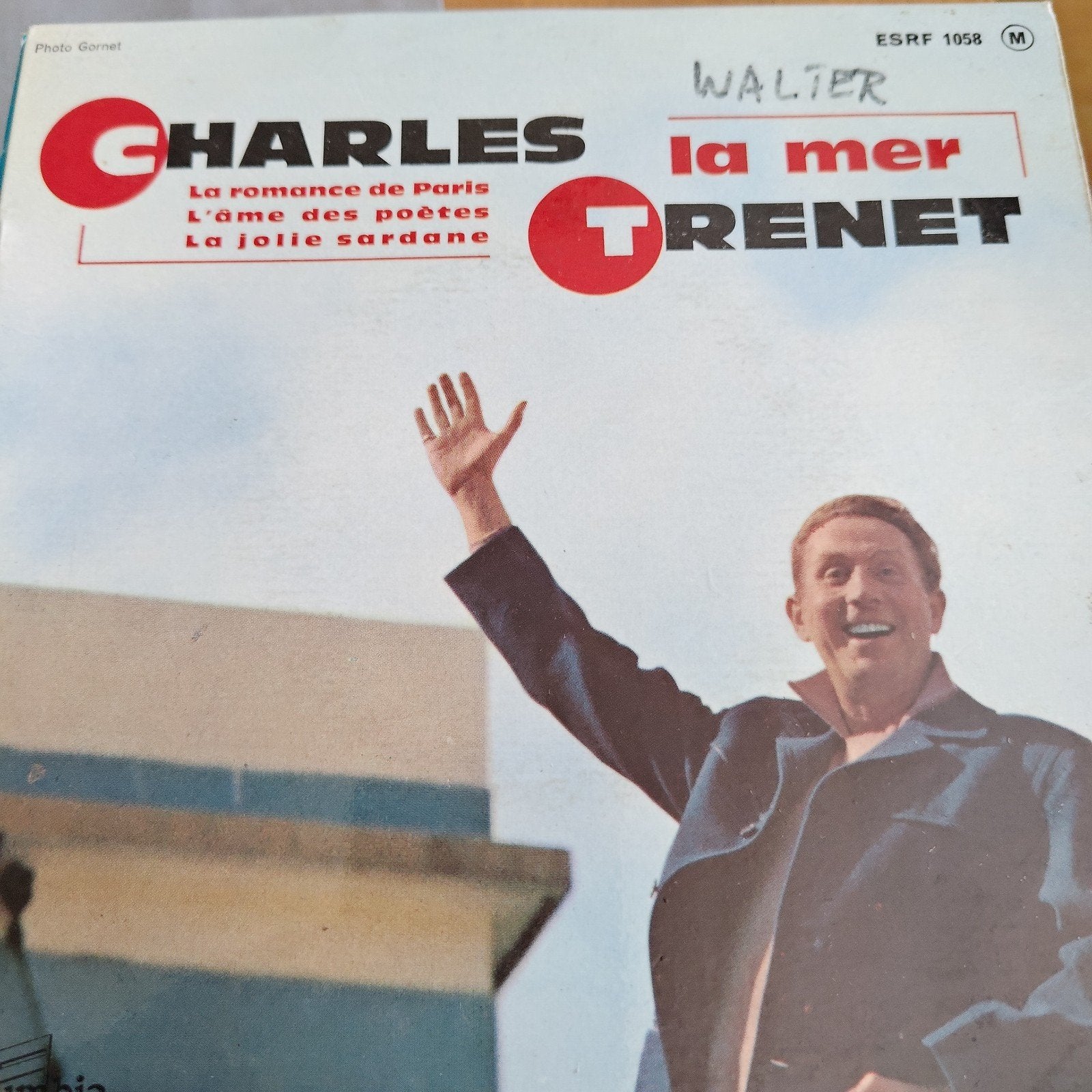 Charles Trenet - La Mer (EP Vinyl), Gebruikt, Overige genres, 7 inch, Ophalen of Verzenden