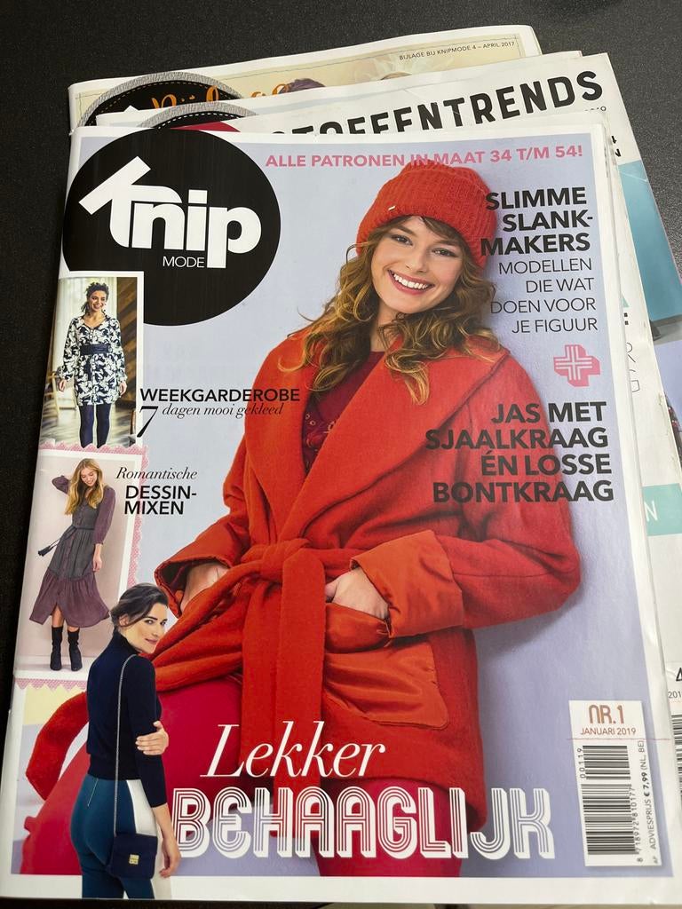Knipmode patronen tijdschriften - diverse edities, Vrouw, Ophalen of Verzenden, Knipmode, Overige typen