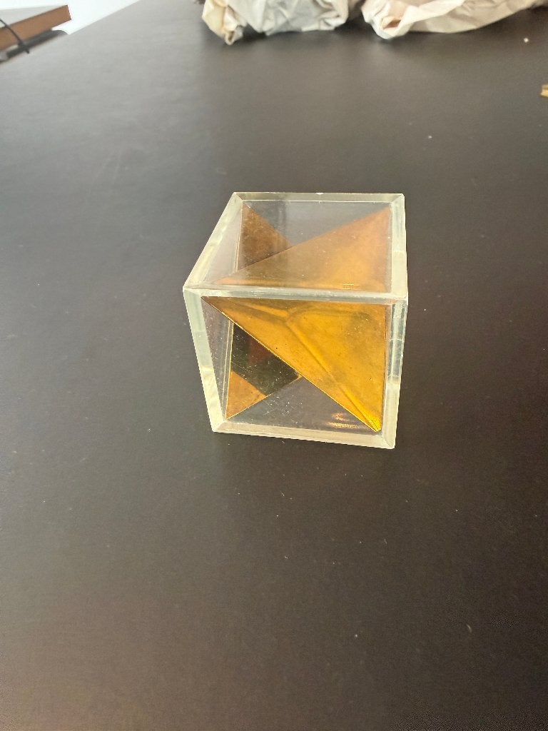 retro kunststof puzzelkubus - Rainbow Box, Antiek en Kunst, Ophalen of Verzenden