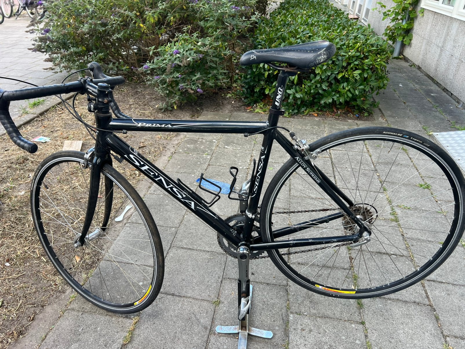 race fiets rijd goed, 28 inch, Gebruikt, Velgrem, 49 tot 53 cm