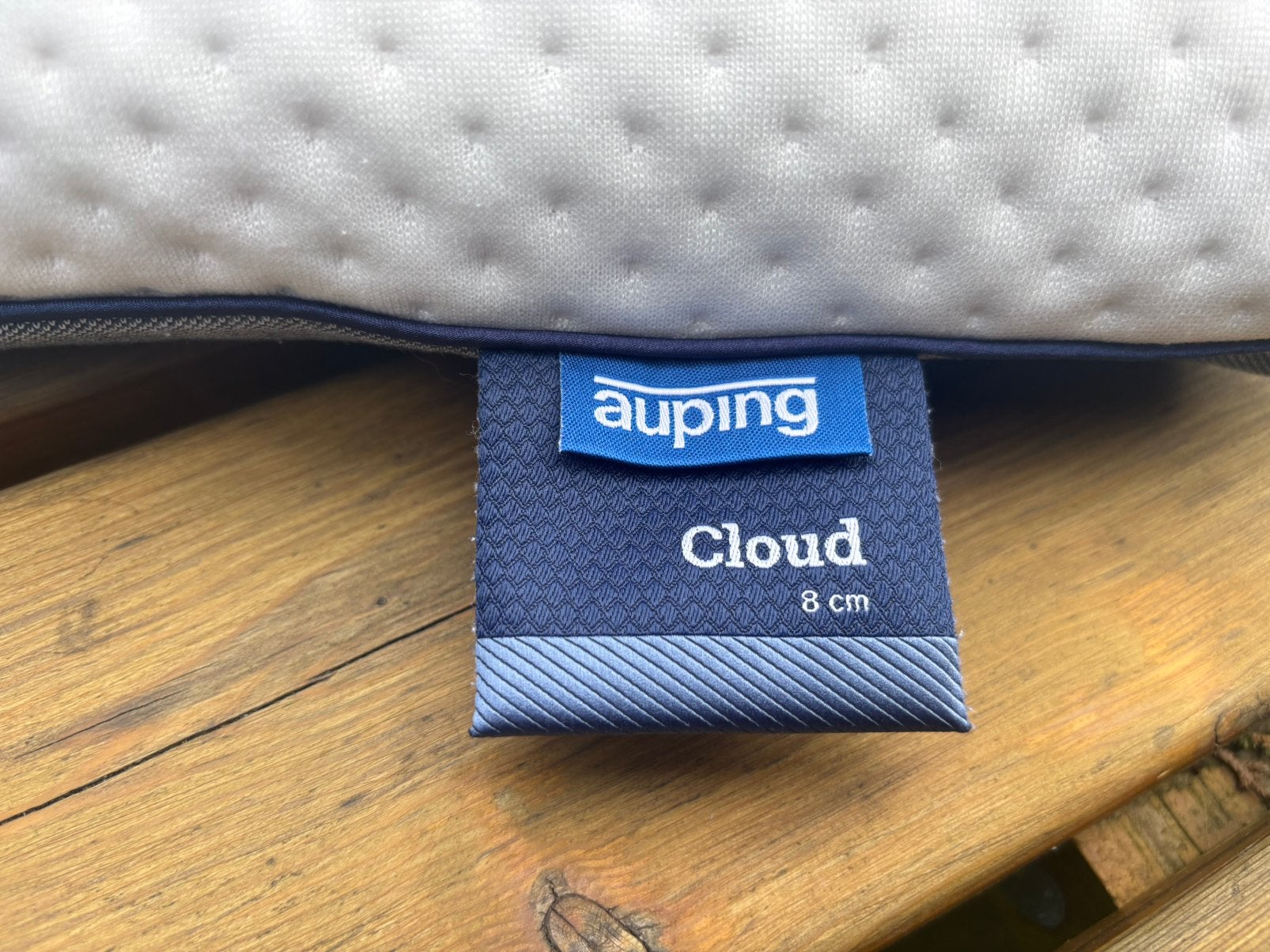 Auping Cloud latex kussen 8 cm, Eenpersoons, Wit, Ophalen of Verzenden, Zo goed als nieuw