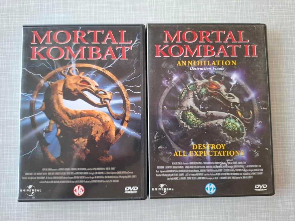 Mortal Kombat 1 & 2 - DVD, Ophalen of Verzenden