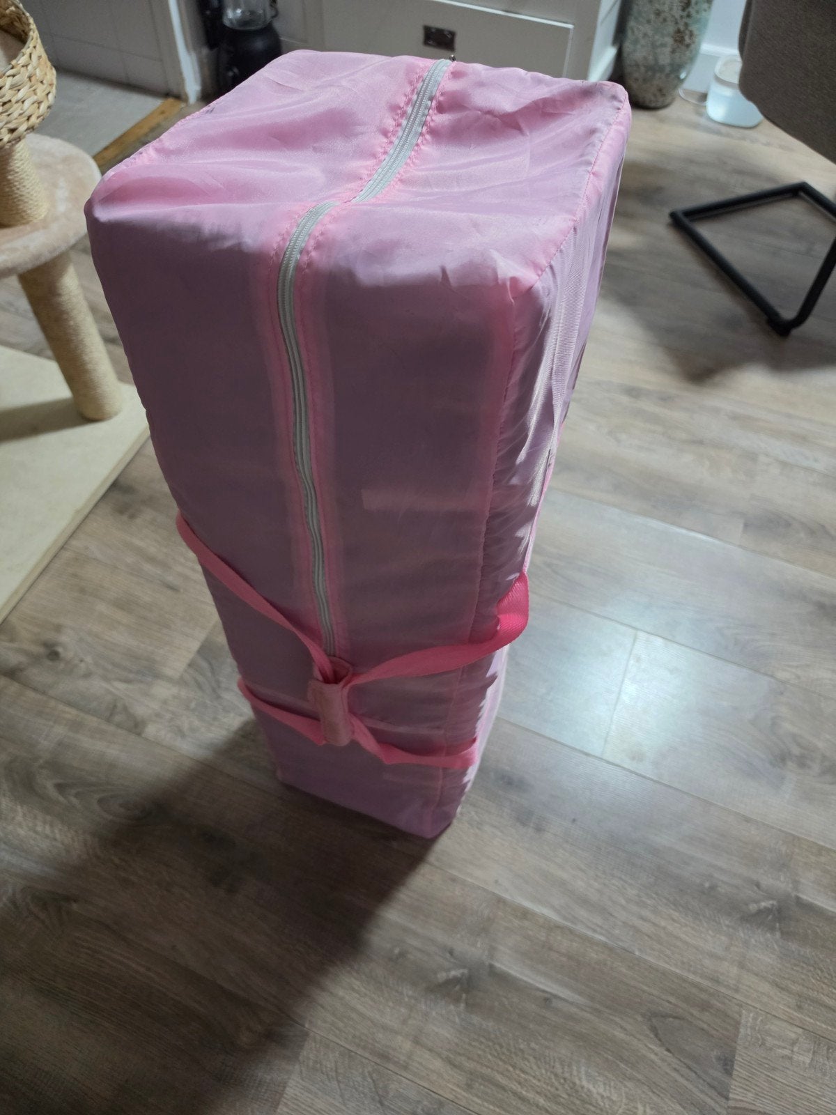 Schone Baninni Special Pink-Grijs campingbed en box inklap, Ophalen, Zo goed als nieuw, Minder dan 140 cm, Minder dan 70 cm
