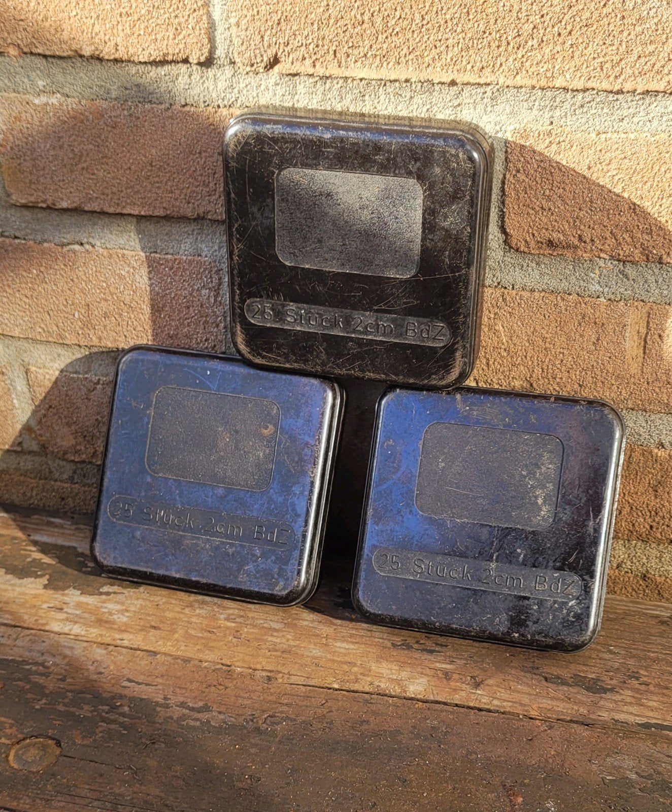 Duitse wo2 2cm bakelieten ontsteker doosjes te koop, Verzamelen, Ophalen of Verzenden, Landmacht, Duitsland, Hulzen of Bodemvondsten