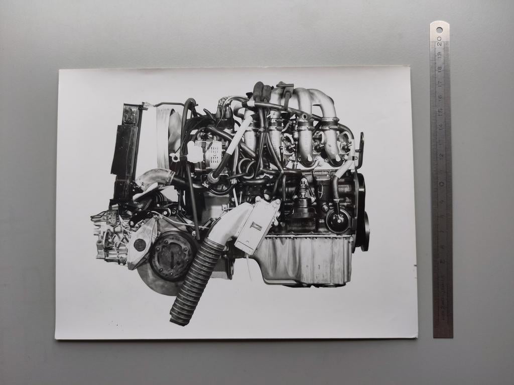 (418) Citroën DS Moteur Injection persfoto, Ophalen of Verzenden, Overige onderwerpen