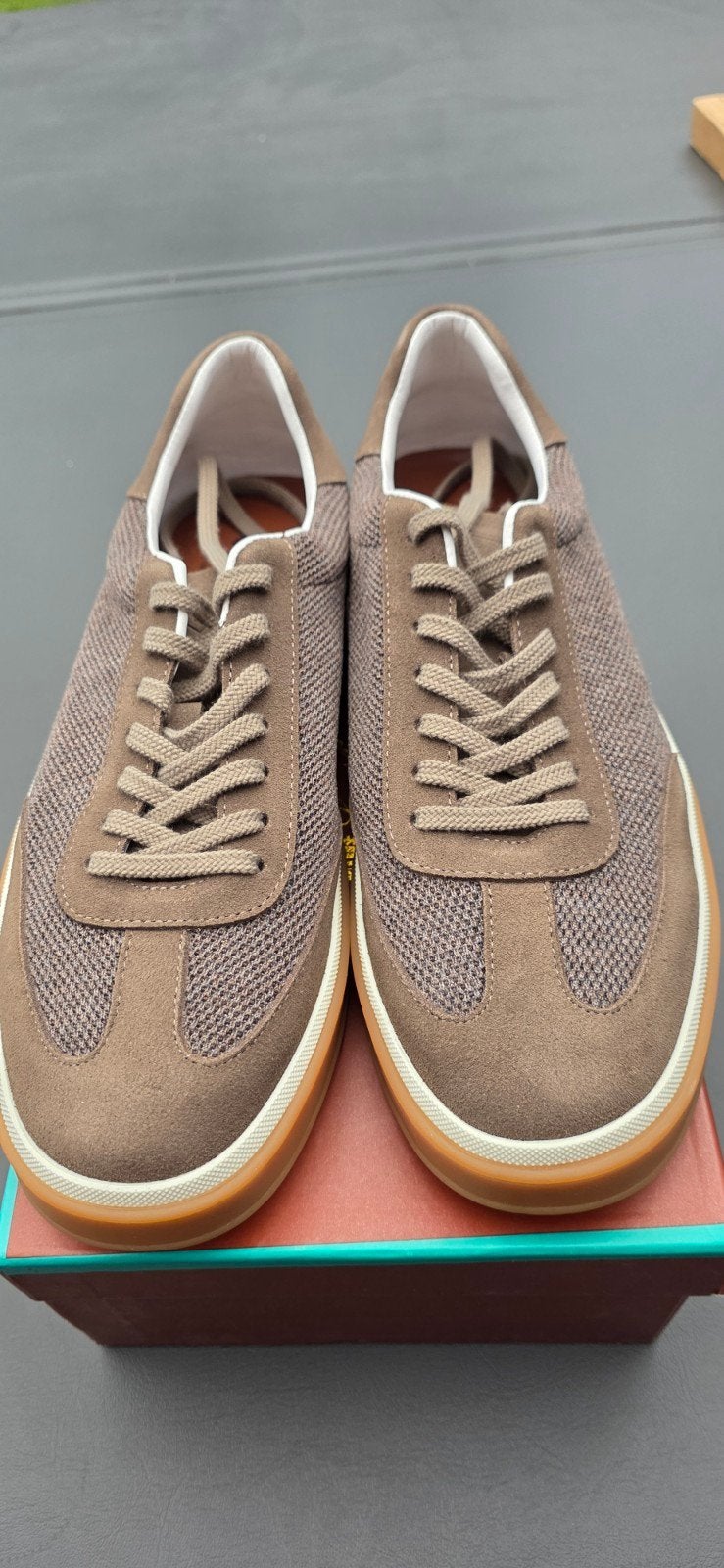 Loro Piana Sportschoenen - Bruin - Maat 46, Kleding | Heren, Schoenen, Bruin, Verzenden, Nieuw, Sneakers of Gympen