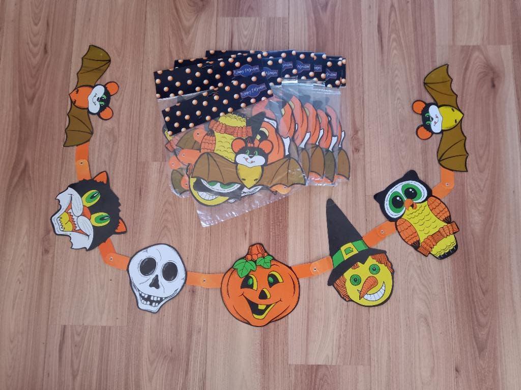 Nieuwe halloween slingers, Ophalen of Verzenden, Nieuw, Feestartikel, Halloween of Griezel