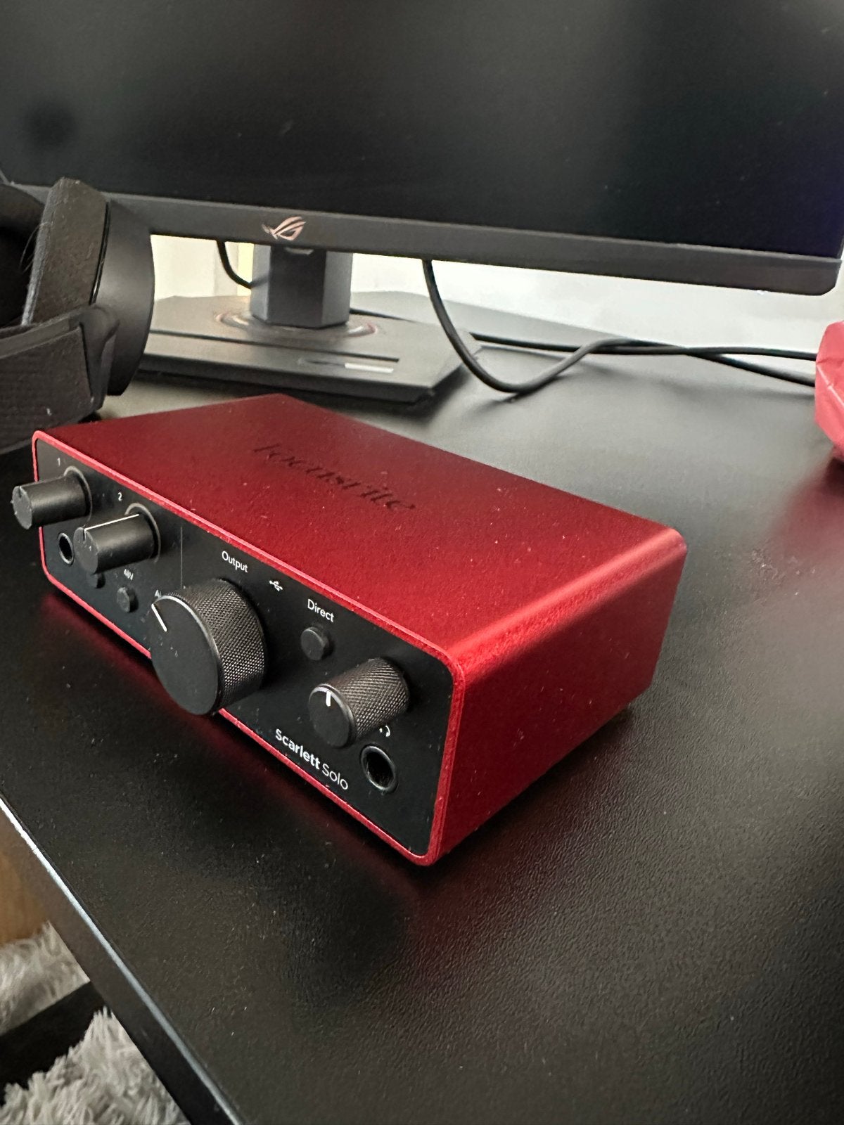 Focusrite Scarlett Solo 4th Gen - Zo goed als nieuw!, Muziek en Instrumenten, Ophalen of Verzenden, Zo goed als nieuw