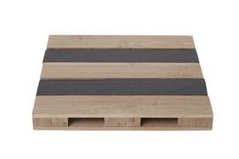 3 stuks onderzetter Pallet bamboe en leisteen 20 cm samen, Ophalen of Verzenden, Nieuw, Pot of Pan