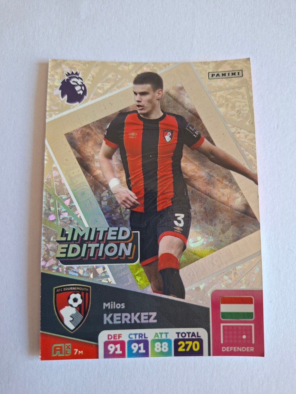 Milos Kerkez Limited Edition Adrenalyn XL 2025 Panini, Ophalen of Verzenden, Zo goed als nieuw, Buitenlandse clubs, Poster, Plaatje of Sticker