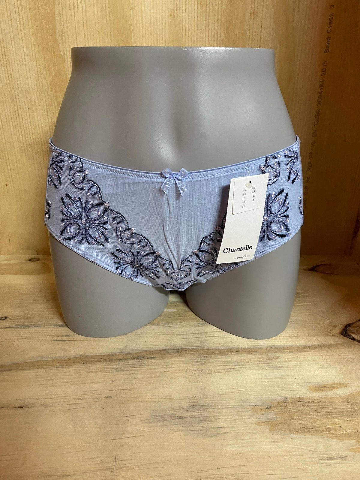 Chantelle slip Maat 46 Model 2603, Verzenden, Blauw, Broekje of Short