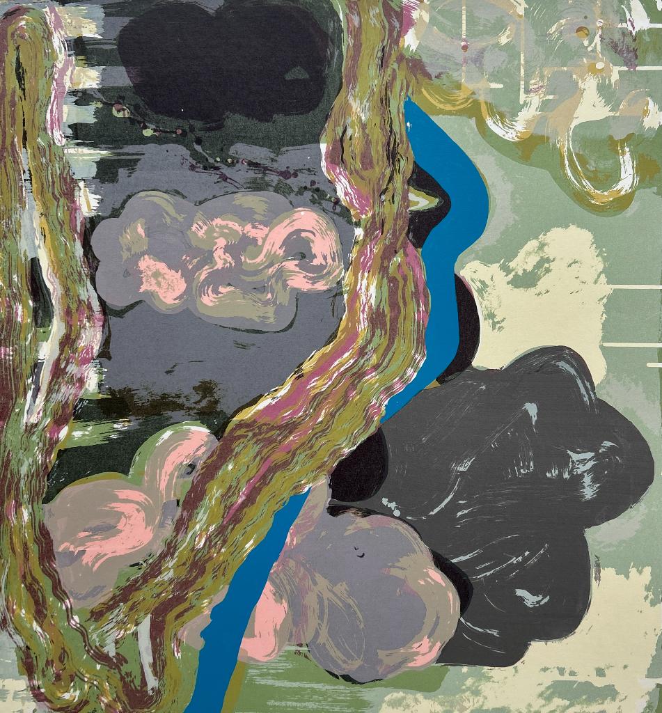 Zeefdruk Darja Vos - El cloe dal samnis, Antiek en Kunst, Kunst | Litho's en Zeefdrukken, Verzenden