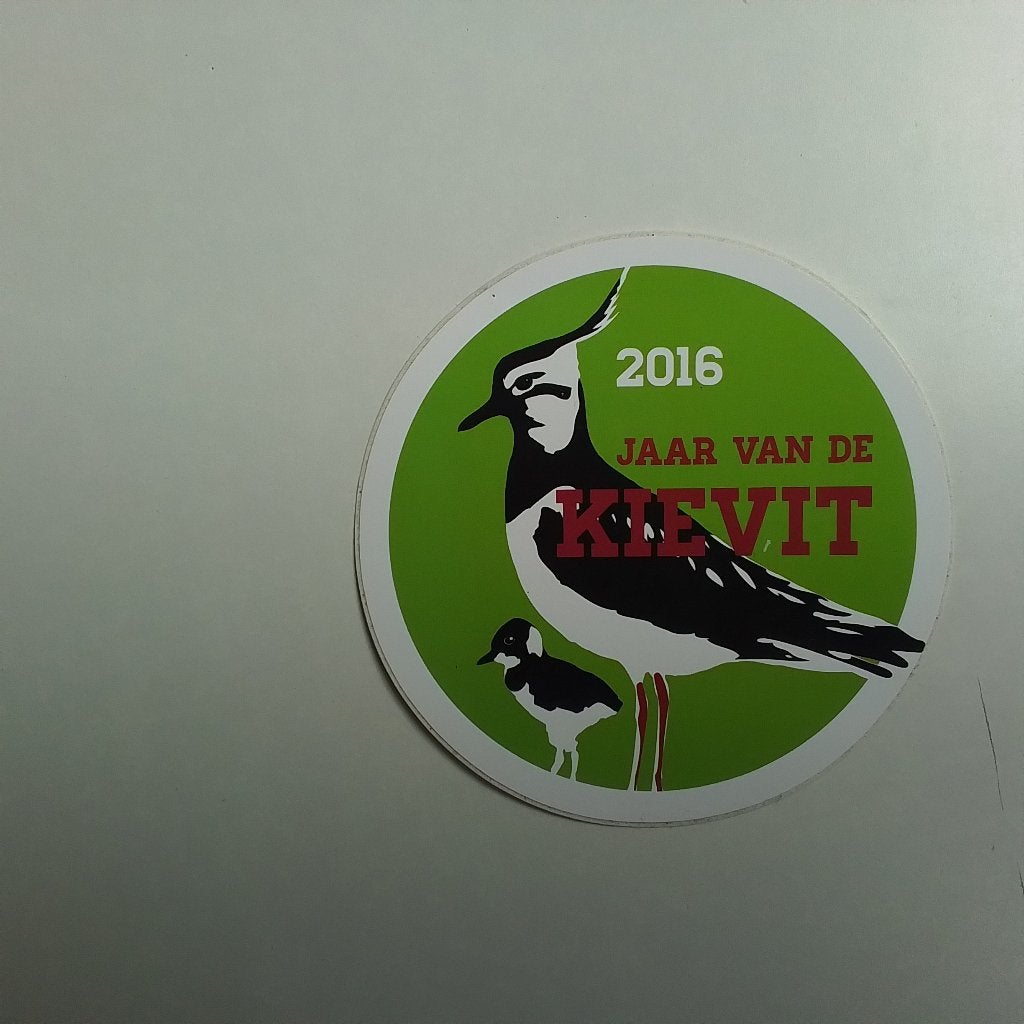 Sticker met Kievit, Ophalen of Verzenden, Zo goed als nieuw, Dier en Natuur