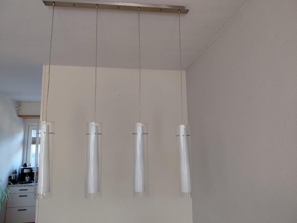 Hanglampen, Huis en Inrichting, Lampen | Hanglampen, Ophalen of Verzenden, Zo goed als nieuw, 75 cm of meer