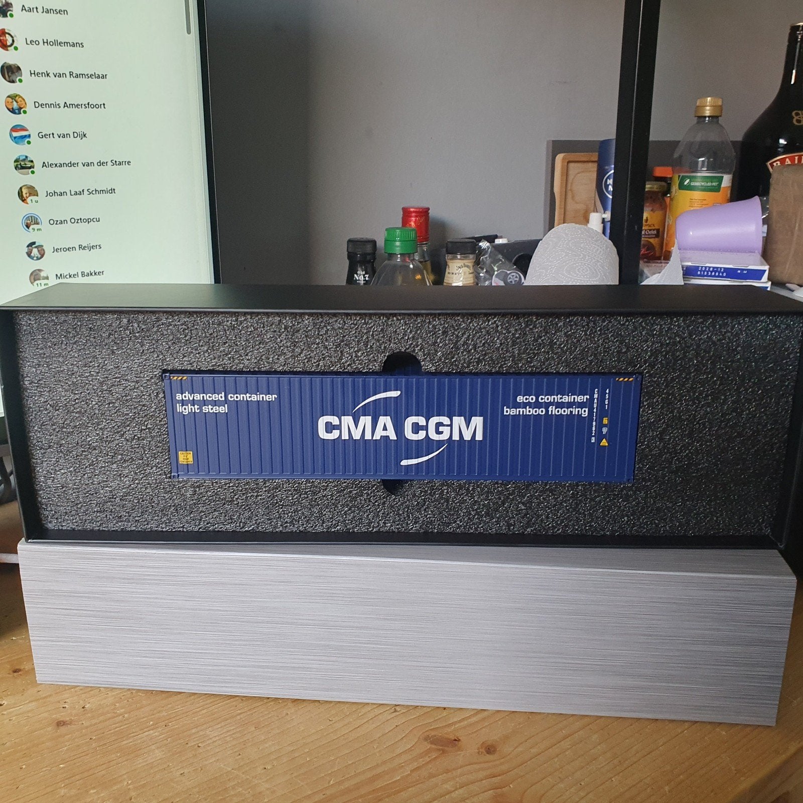 Wsi 40ft container van Cma Cgm nieuw in doos, Hobby en Vrije tijd, Modelauto's | 1:50, Ophalen of Verzenden, Nieuw, Bus of Vrachtwagen