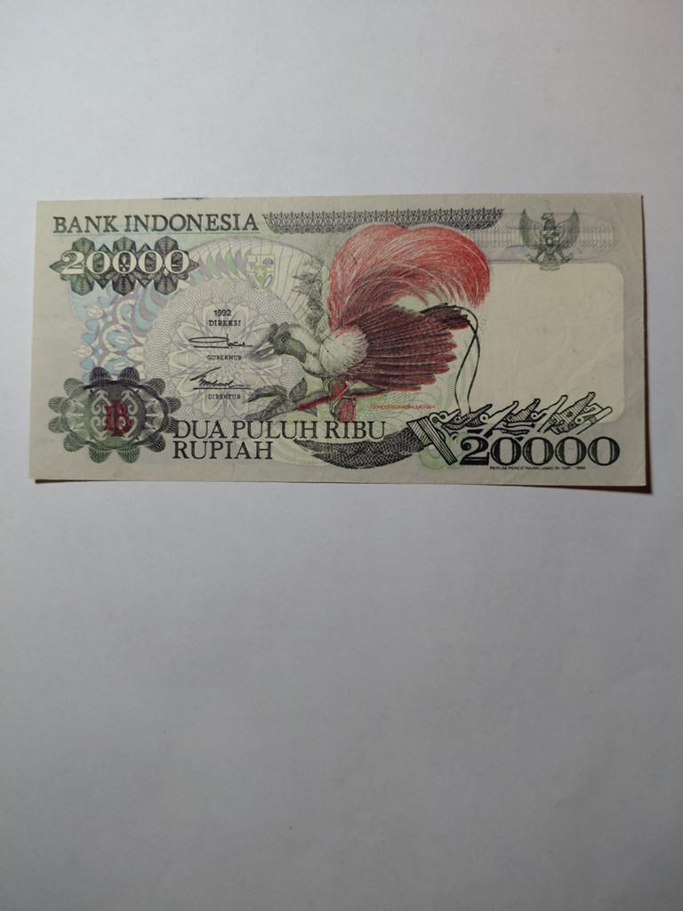 Indonesië 20 000 rupiah 1992, Ophalen of Verzenden, Zuidoost-Azië