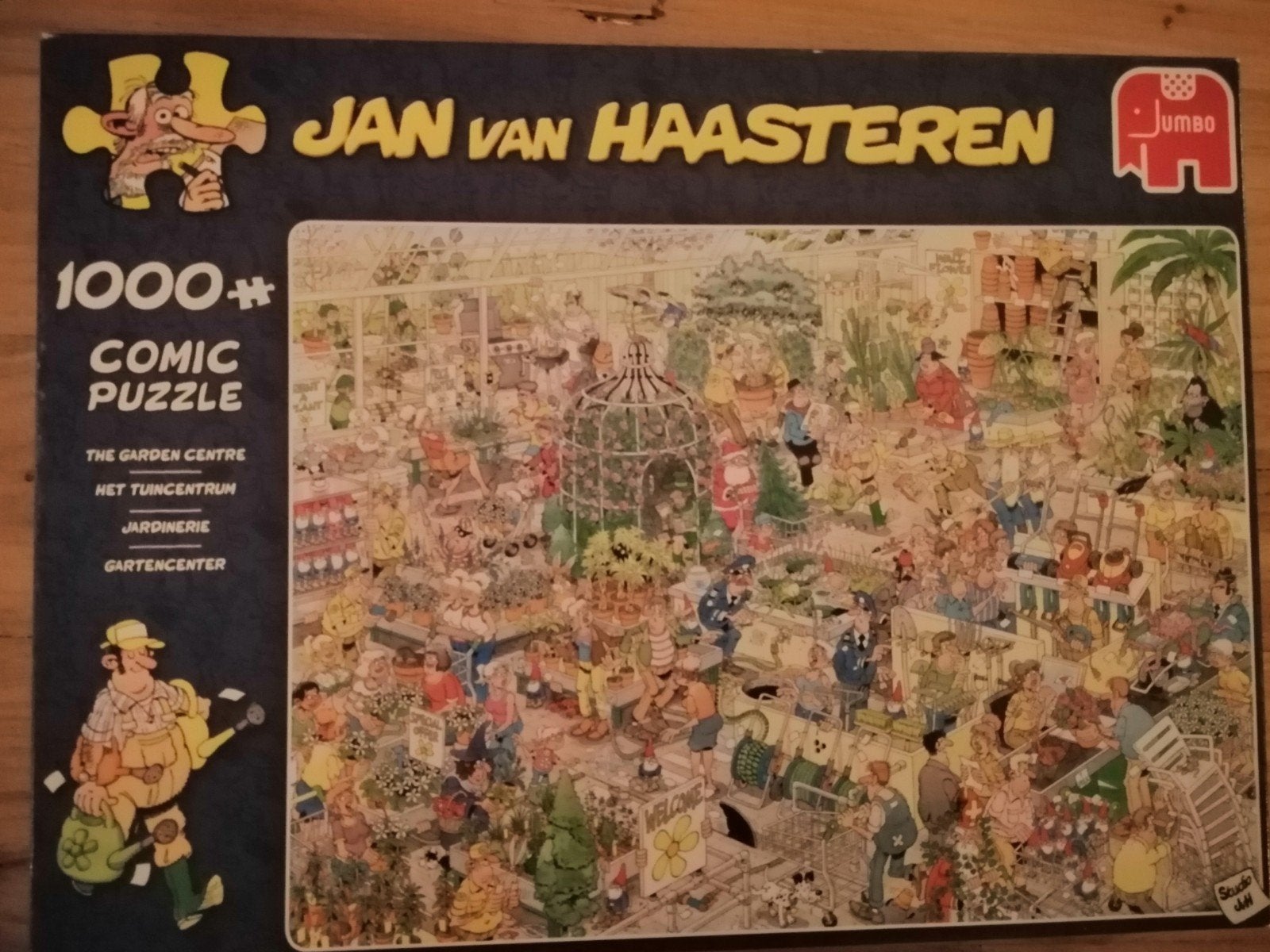 Jan van Haasteren 1000 stukjes - Het Tuincentrum, Ophalen of Verzenden, 500 t/m 1500 stukjes, Gebruikt, Legpuzzel