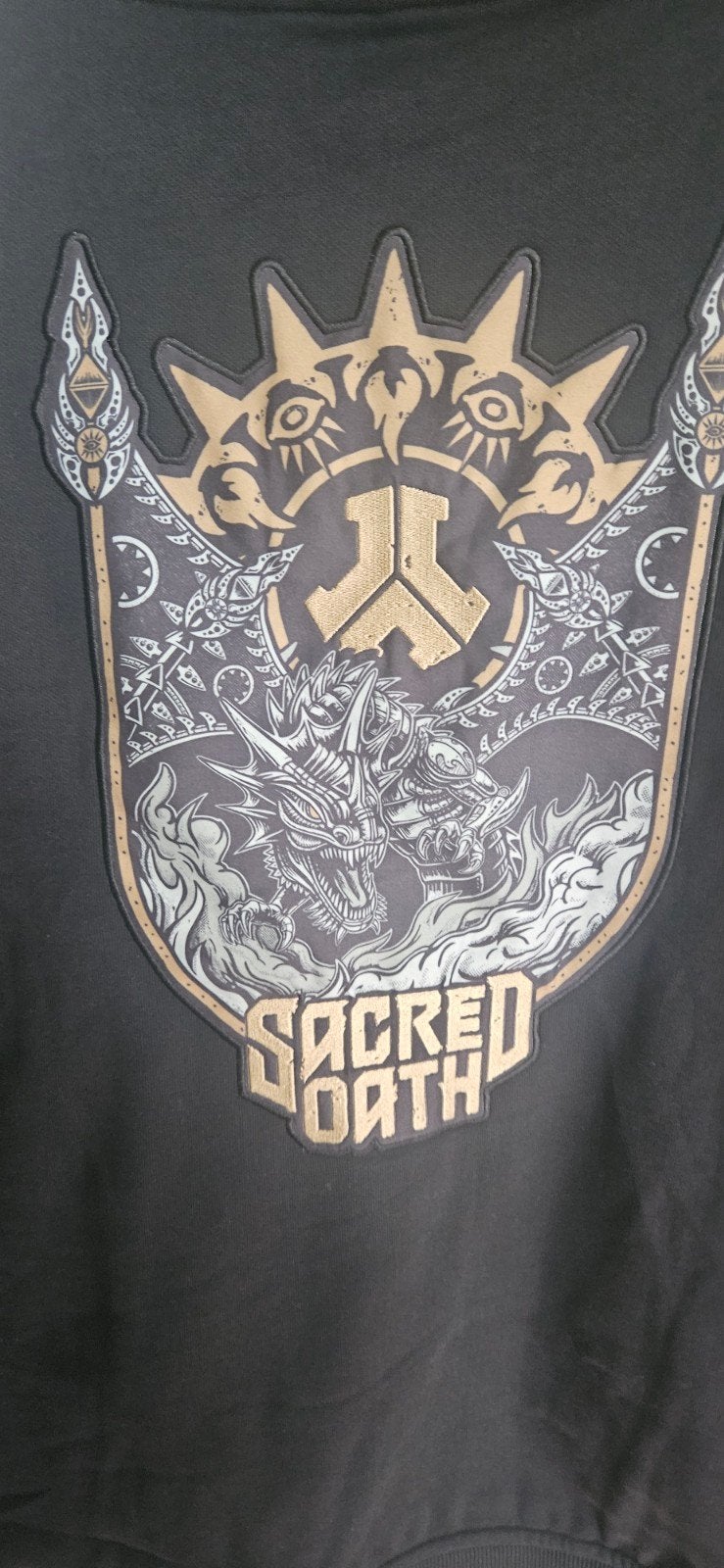 Limited Defqon.1 Hooded Zip Special Sacred Oath Zwart XXL, Ophalen of Verzenden, Nieuw, Defqon.1