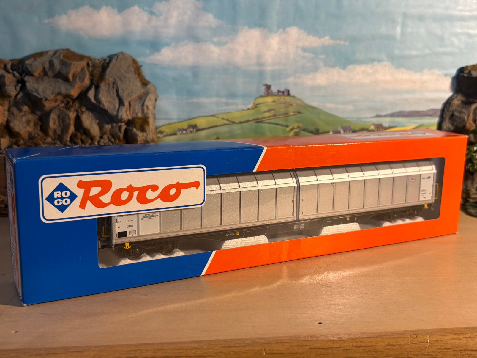 Roco NS cargo schuifwand wagen, Gelijkstroom, Verzenden, Wagon, Roco