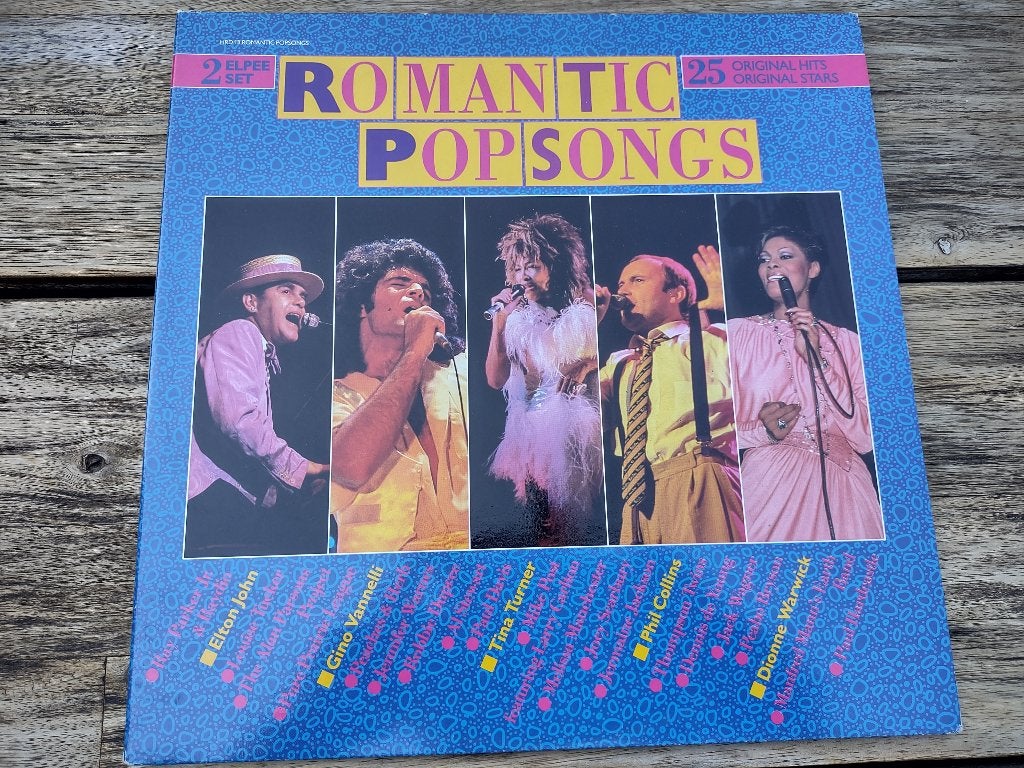 2 Lp - Romantic Pop Songs, Ophalen of Verzenden, Zo goed als nieuw, Pop, Dubbel-LP