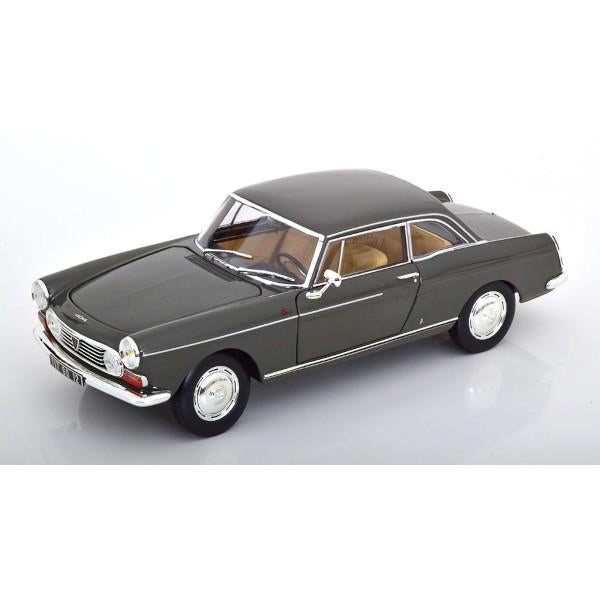 Peugeot 404 Coupe 1967 Graphite Grijs Modelauto 1/18 Norev, Auto, Norev, Ophalen of Verzenden, Norev