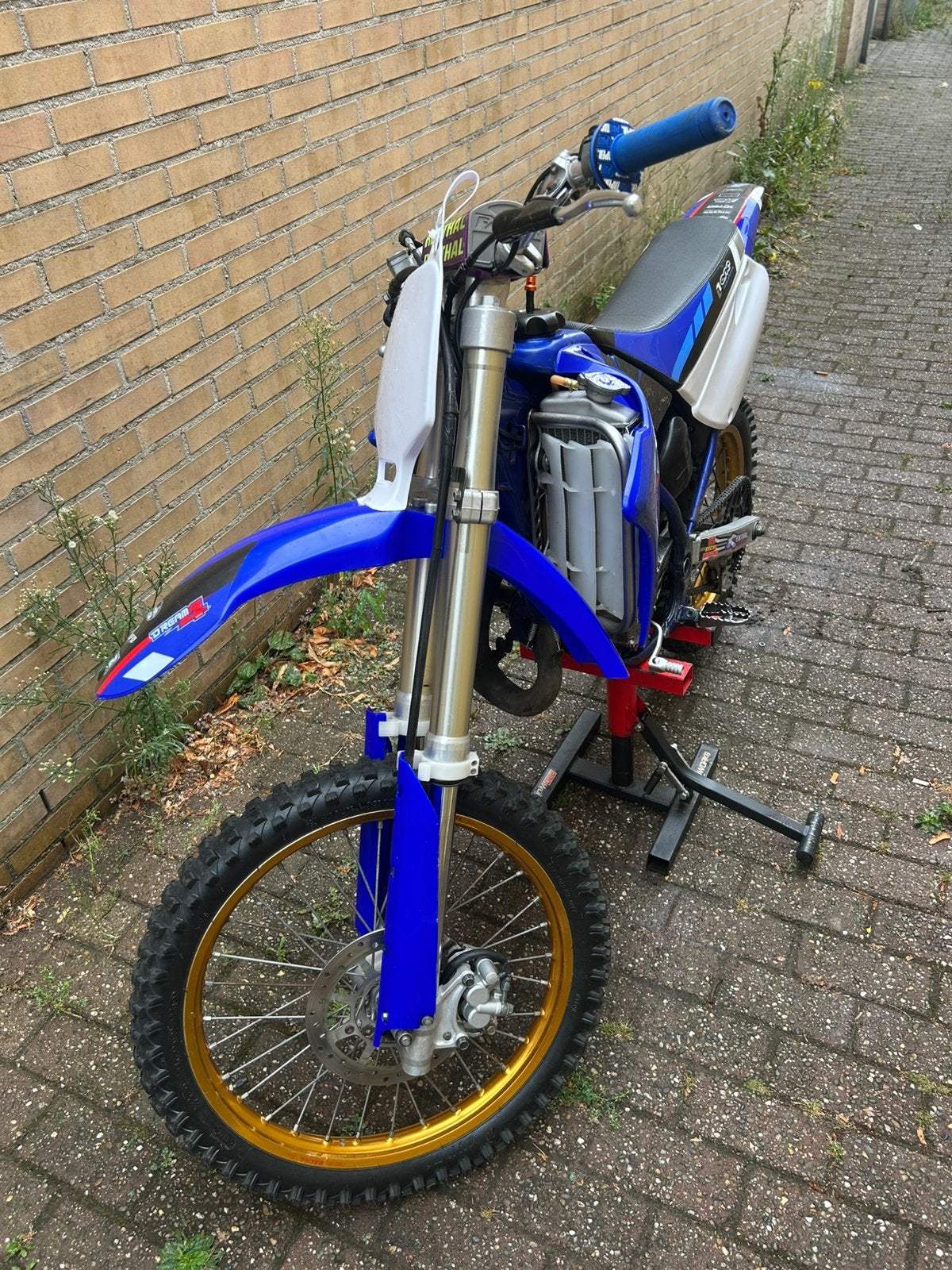 Crossmotor yamaha 85cc 2003 zeer netjes, Fietsen en Brommers, Brommers | Crossbrommers, 85 cc, Yamaha, Ophalen of Verzenden, Zo goed als nieuw