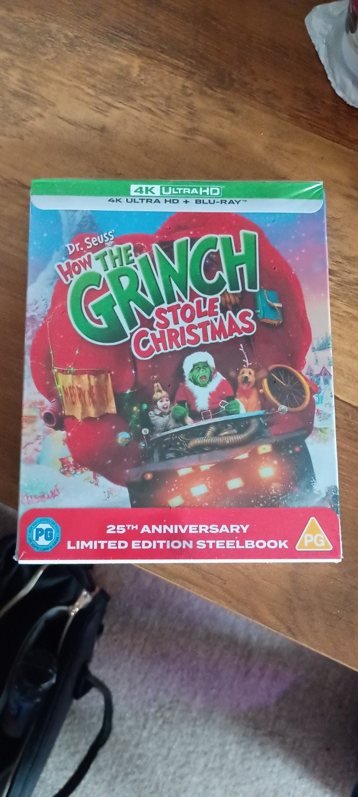 Dr. Seuss' How The Grinch Stole Christmas 4K UHD Blu-ray Ste, Ophalen of Verzenden