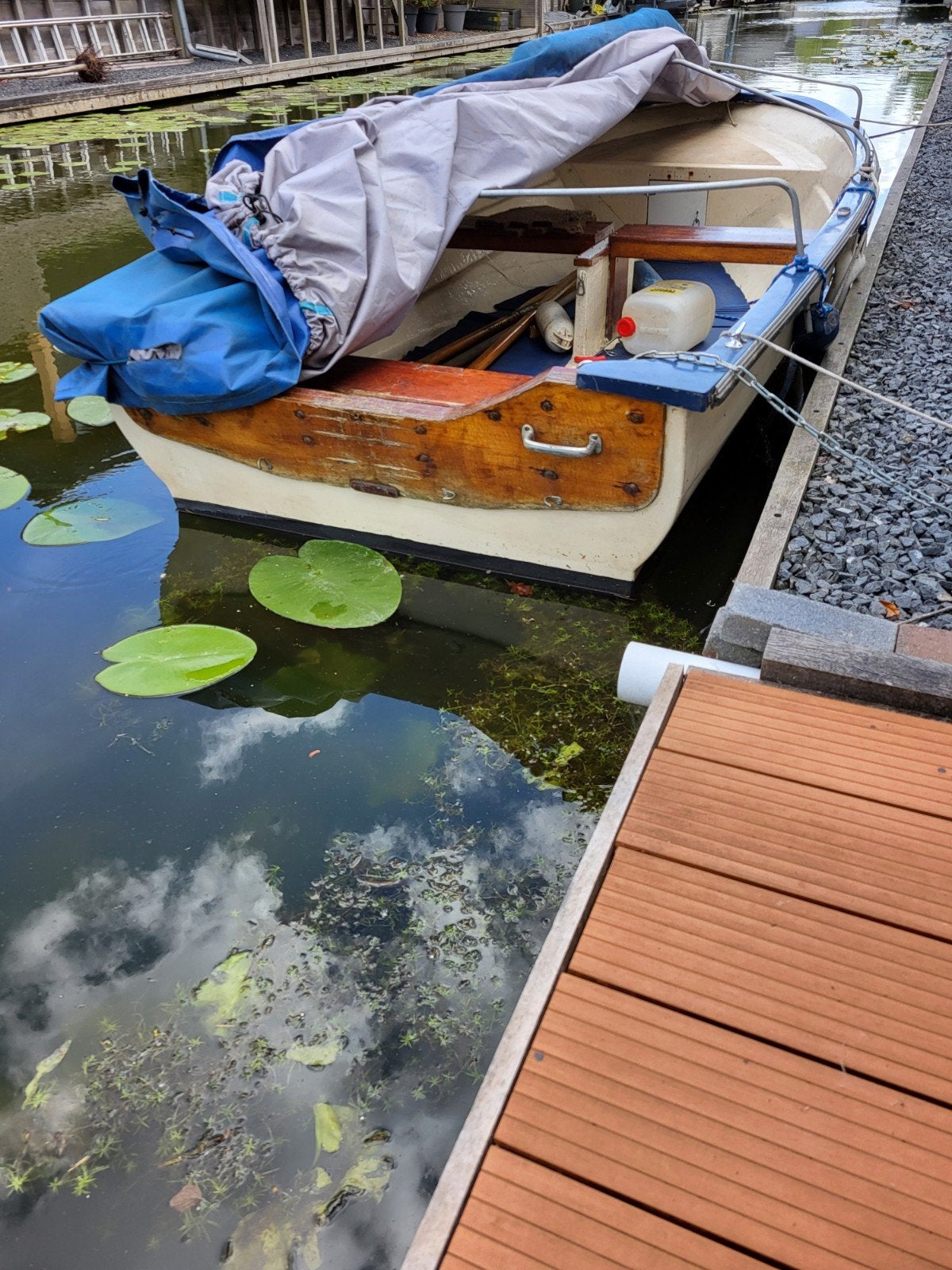 Stabiele roeiboot met trailer en roeispanen, Watersport en Boten, Gebruikt, Met trailer, Ophalen of Verzenden, 2 m