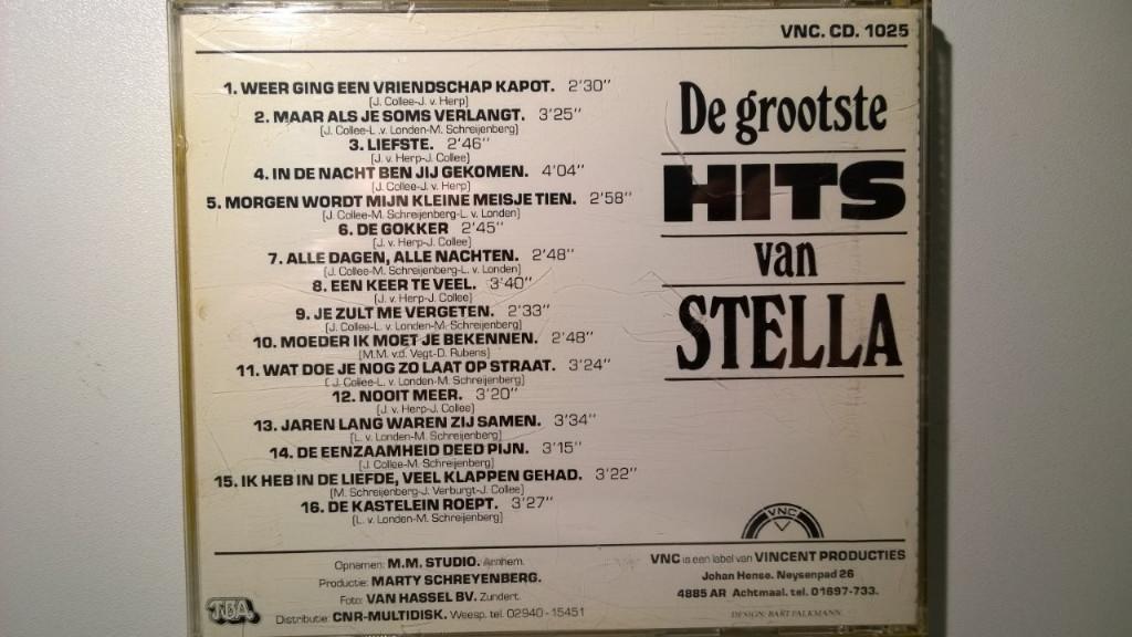Stella - De Grootste Hits Van Stella, Cd's en Dvd's, Cd's | Nederlandstalig, Ophalen of Verzenden, Zo goed als nieuw, Levenslied of Smartlap