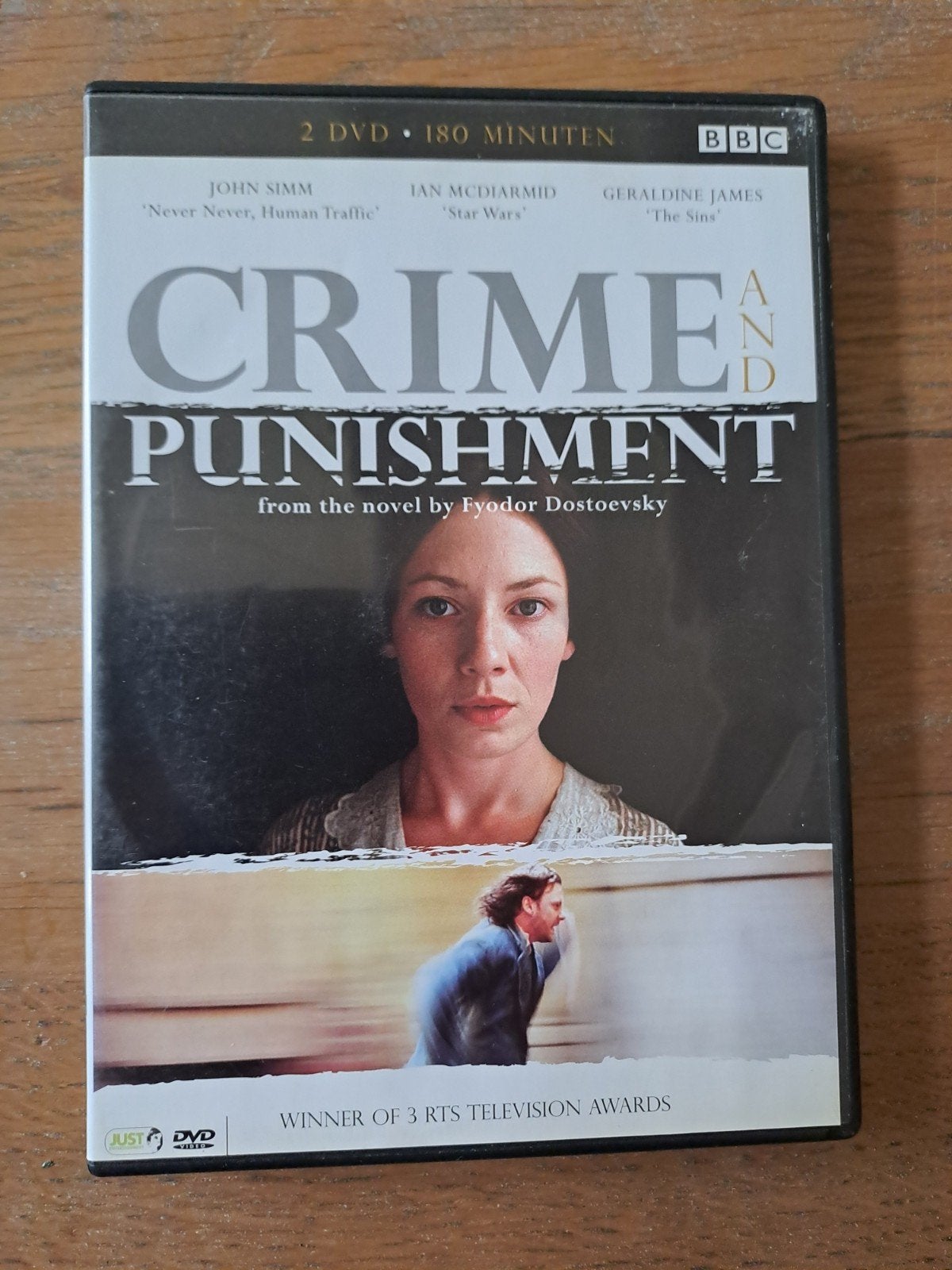 2dvd, Crime and Punishment - BBC miniserie naar Dostojevski, Vanaf 12 jaar, Ophalen of Verzenden, Zo goed als nieuw, Detective en Krimi