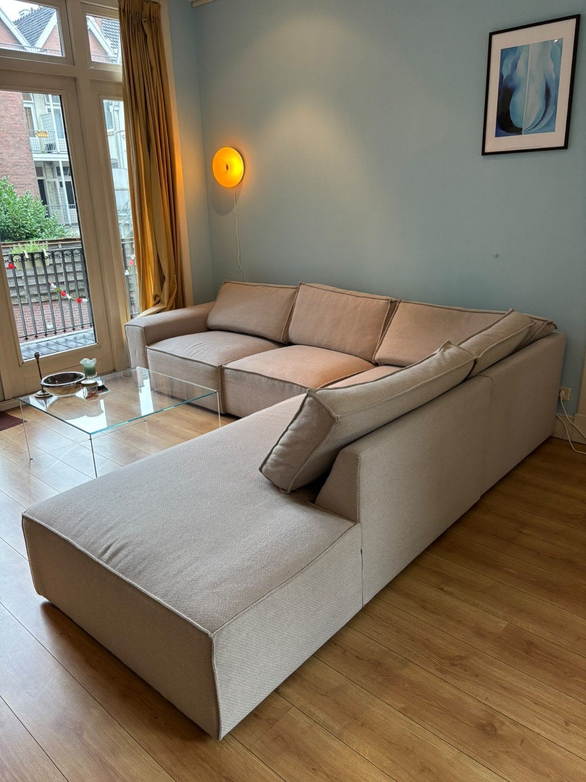 Chaise longue onderdeel modulaire bank James Karwei, Ophalen of Verzenden, Zo goed als nieuw, 150 cm of meer, Stof