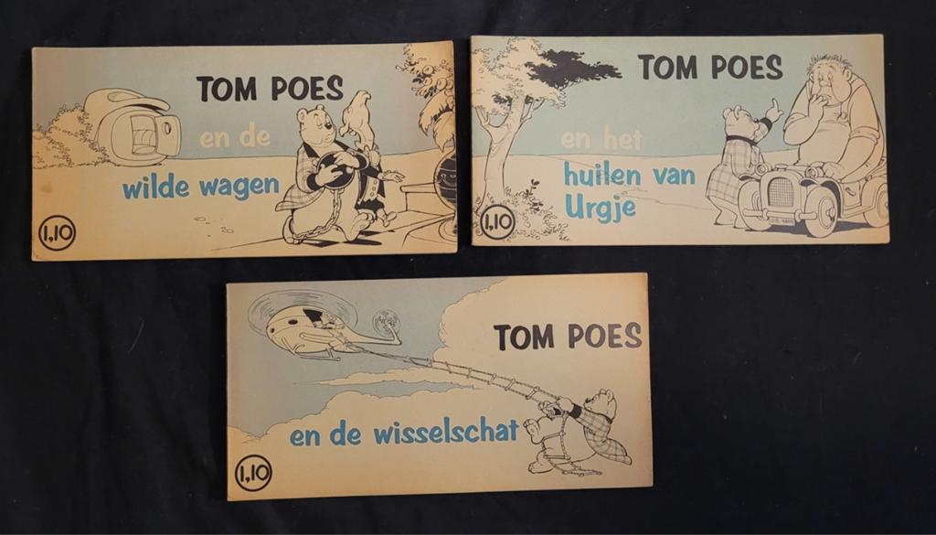 3x Tom Poes 1967 complete serie mooie staat, Complete serie of reeks, Ophalen of Verzenden, Zo goed als nieuw