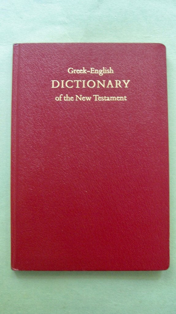 Greek – English Dictionary of The New Testament, Boeken, Ophalen of Verzenden, Zo goed als nieuw, Christendom | Katholiek