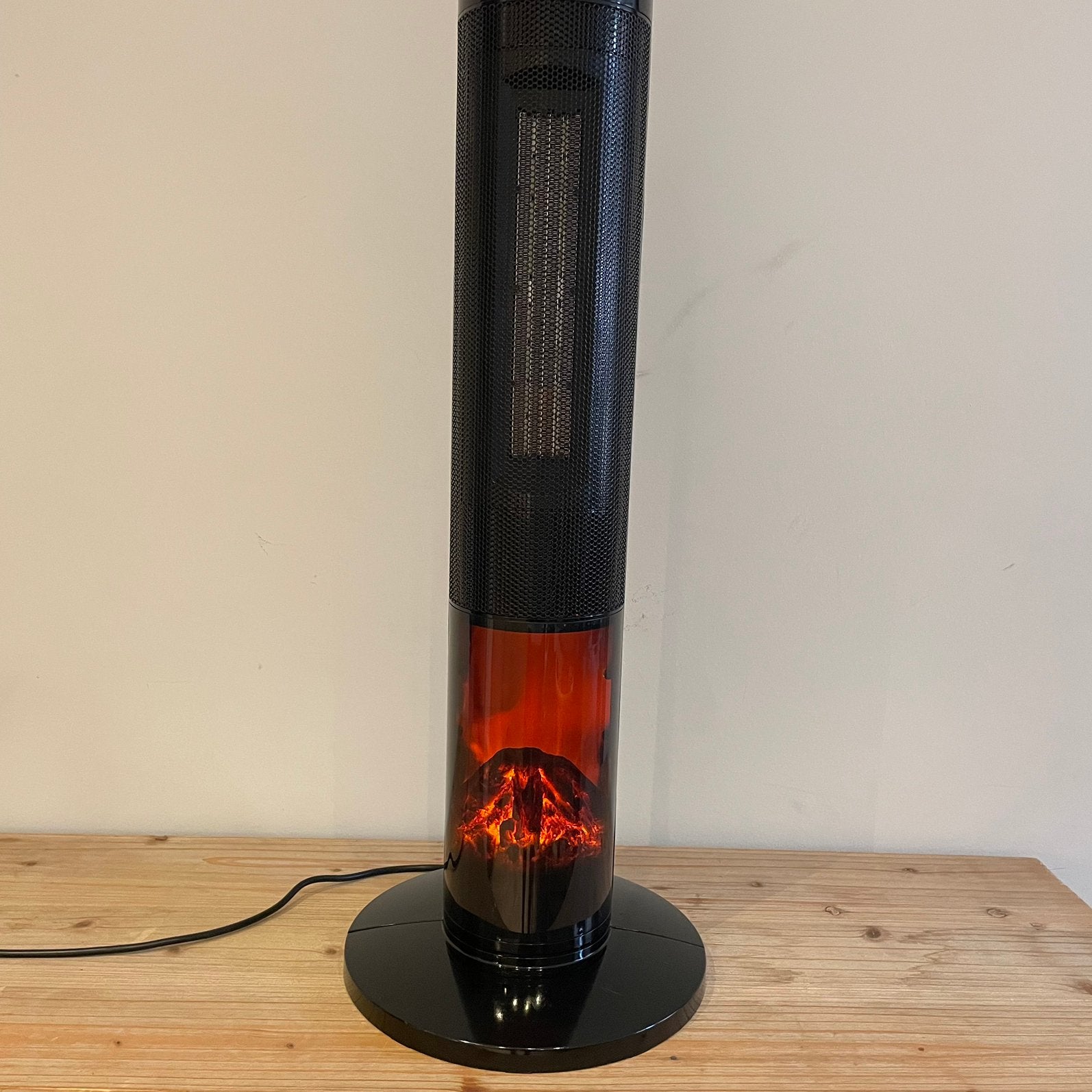 Zgan Eurom Toren ventilator met hitte en openhaard functie, Ophalen, Zo goed als nieuw, Torenventilator