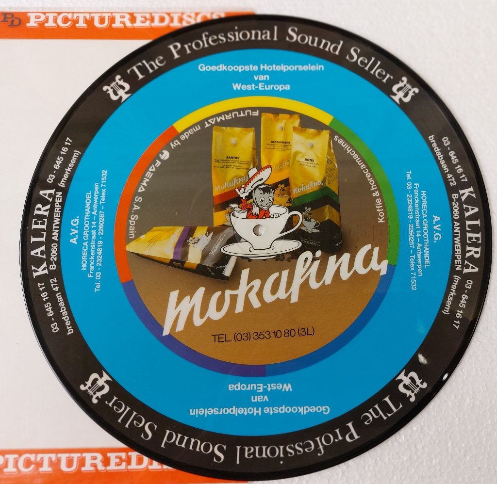 Jean-Marie Pfaff VINYL PICTURE DISC 12 INCH Maes Pils 1987, Pop, Ophalen of Verzenden, Zo goed als nieuw, 12 inch