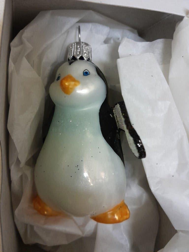 kerstbal Pinguin nieuw in doosje, Diversen, Ophalen of Verzenden, Nieuw