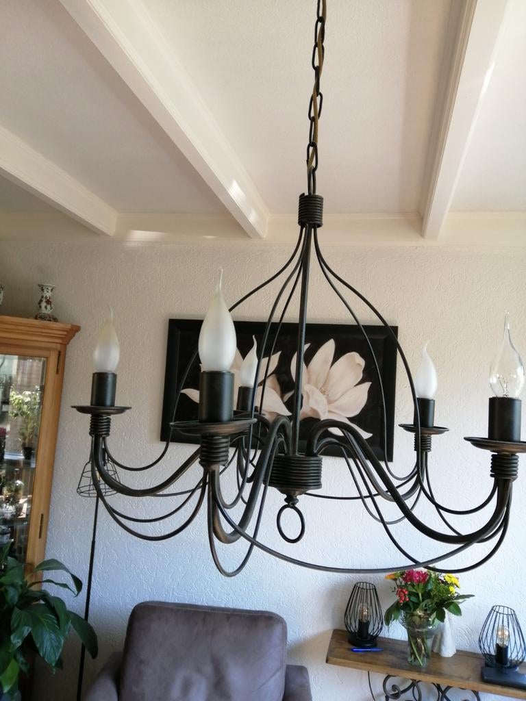 5-armige kroonlamp, Ophalen, Gebruikt