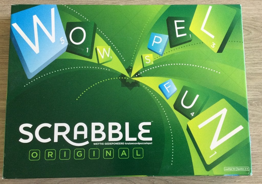 Scrabble Original Bordspel - Compleet en in goede staat, Een of twee spelers, Ophalen of Verzenden, Gebruikt, Onbekend