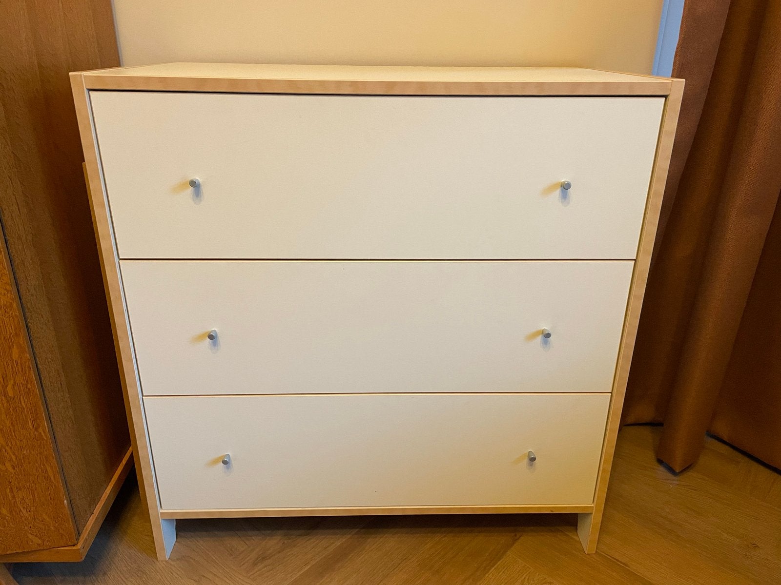 Ikea kast met 3 lades, Ophalen, Gebruikt, 100 tot 150 cm, 50 tot 100 cm