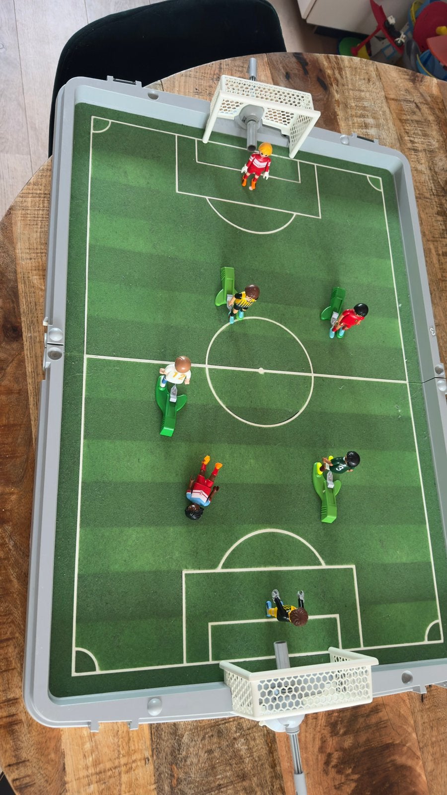 Playmobil meeneem voetbalveld/stadion, Kinderen en Baby's, Speelgoed | Voetbaltafels, Ophalen, Gebruikt