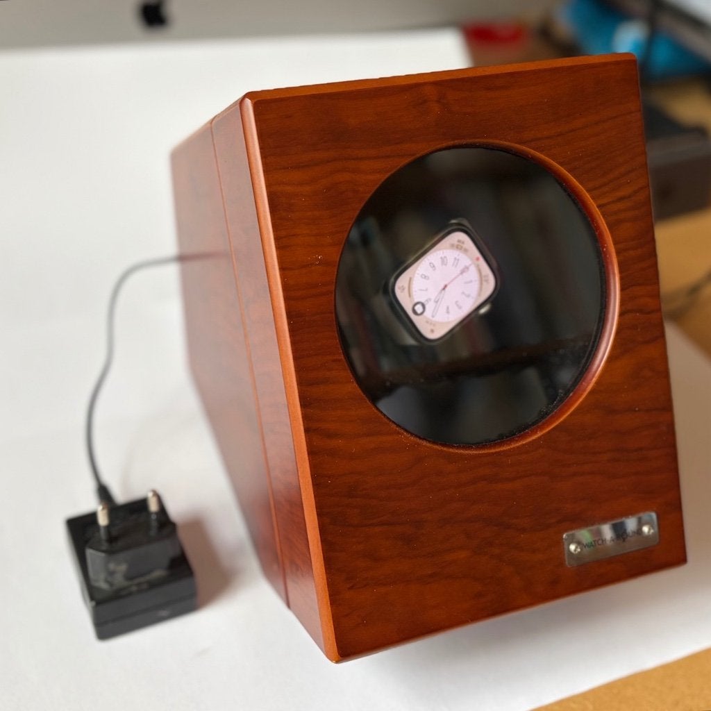 Watch winder, Overige materialen, Leer, Polshorloge, Zo goed als nieuw