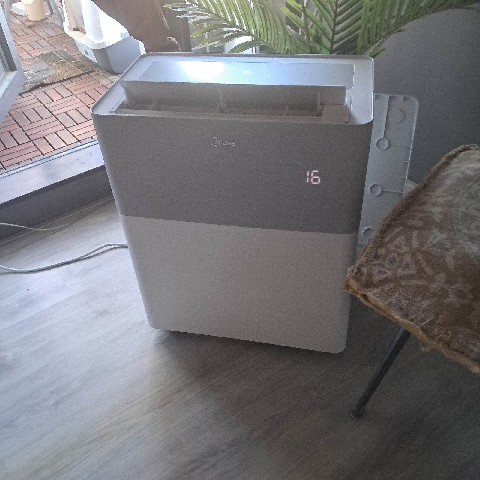 Midea Mobiele Airco 16C met Installatiekit, Witgoed en Apparatuur, Airco's, Zo goed als nieuw, Mobiele airco, Minder dan 60 m³