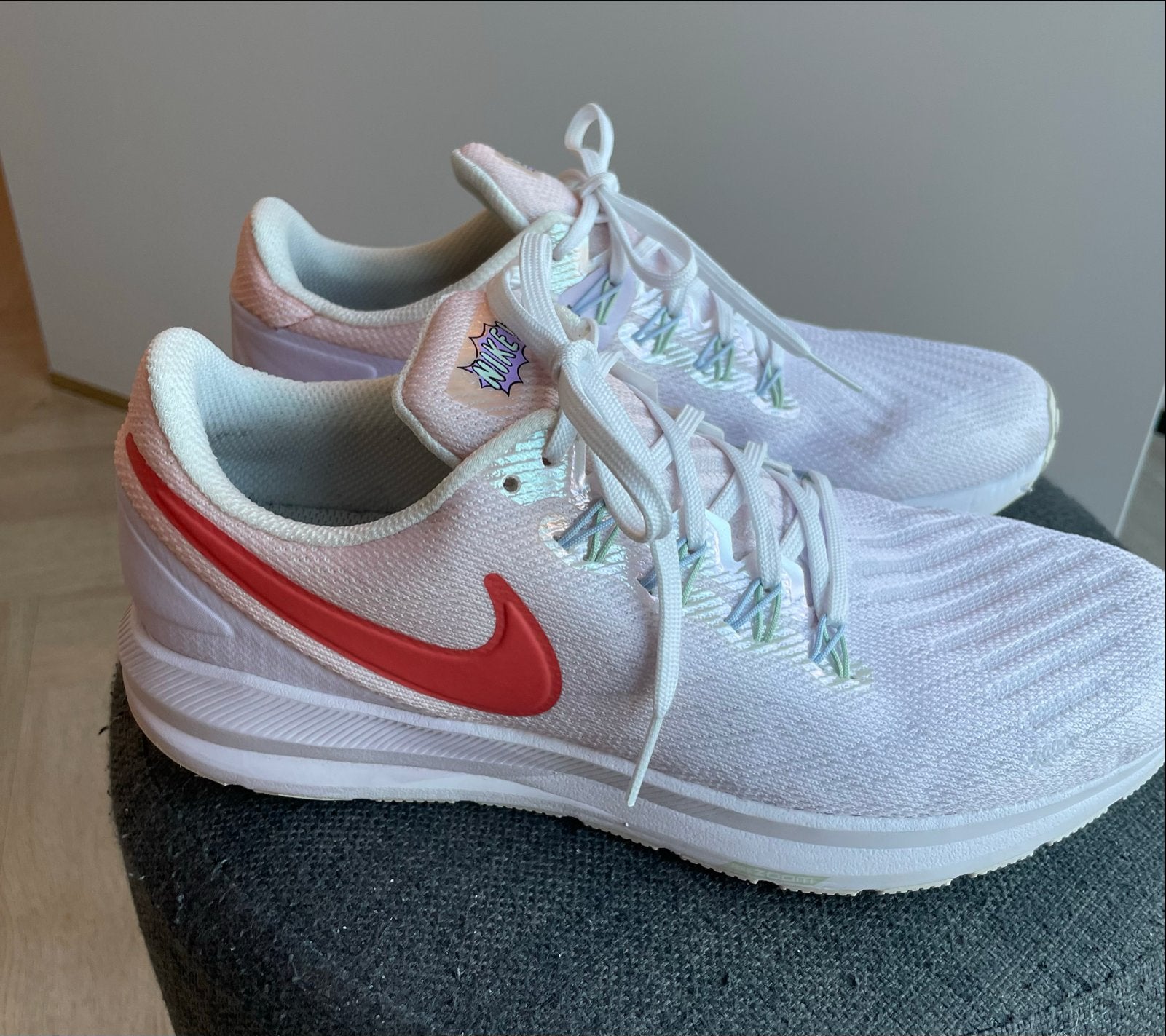 Nike Air Zoom Structure 22 hardloopschoenen dames, Ophalen of Verzenden, Zo goed als nieuw, Roze, Sneakers of Gympen