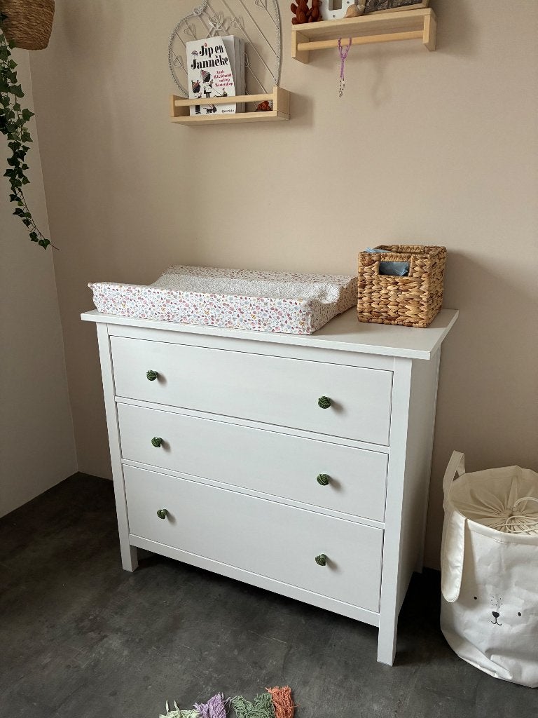 Ladekast / commode Hemnes wit, Ophalen, Gebruikt, 100 tot 150 cm, 3 of 4 laden